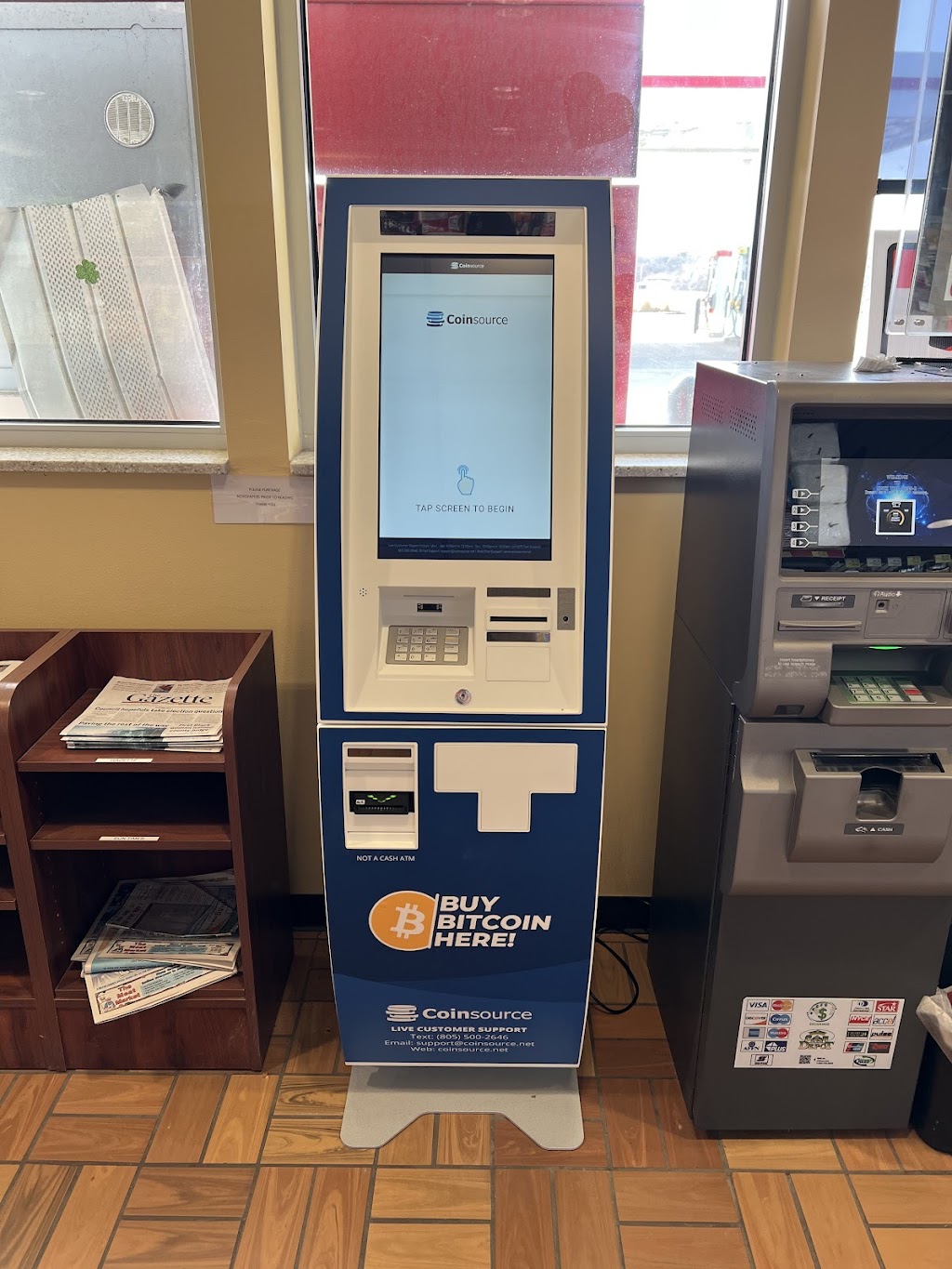 Coinsource Bitcoin ATM | 1157 Gateway Dr, Milton, WI 53563, USA | Phone: (805) 500-2646