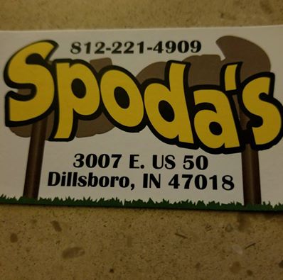 Spodas | 3007 US-50, Dillsboro, IN 47018, USA | Phone: (812) 221-4909