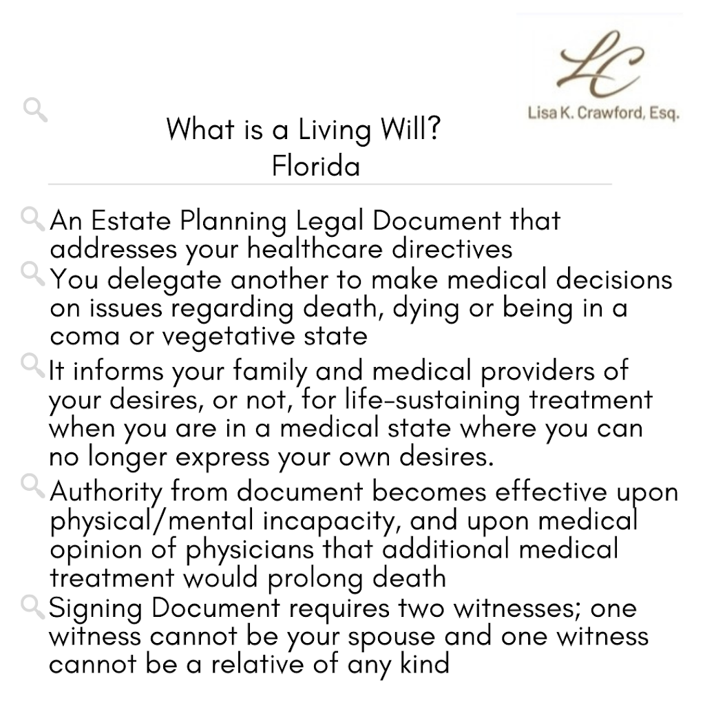 Lisa K. Crawford, Esq. | 1975 E Sunrise Blvd Ste. 826, Fort Lauderdale, FL 33304, USA | Phone: (954) 870-7600