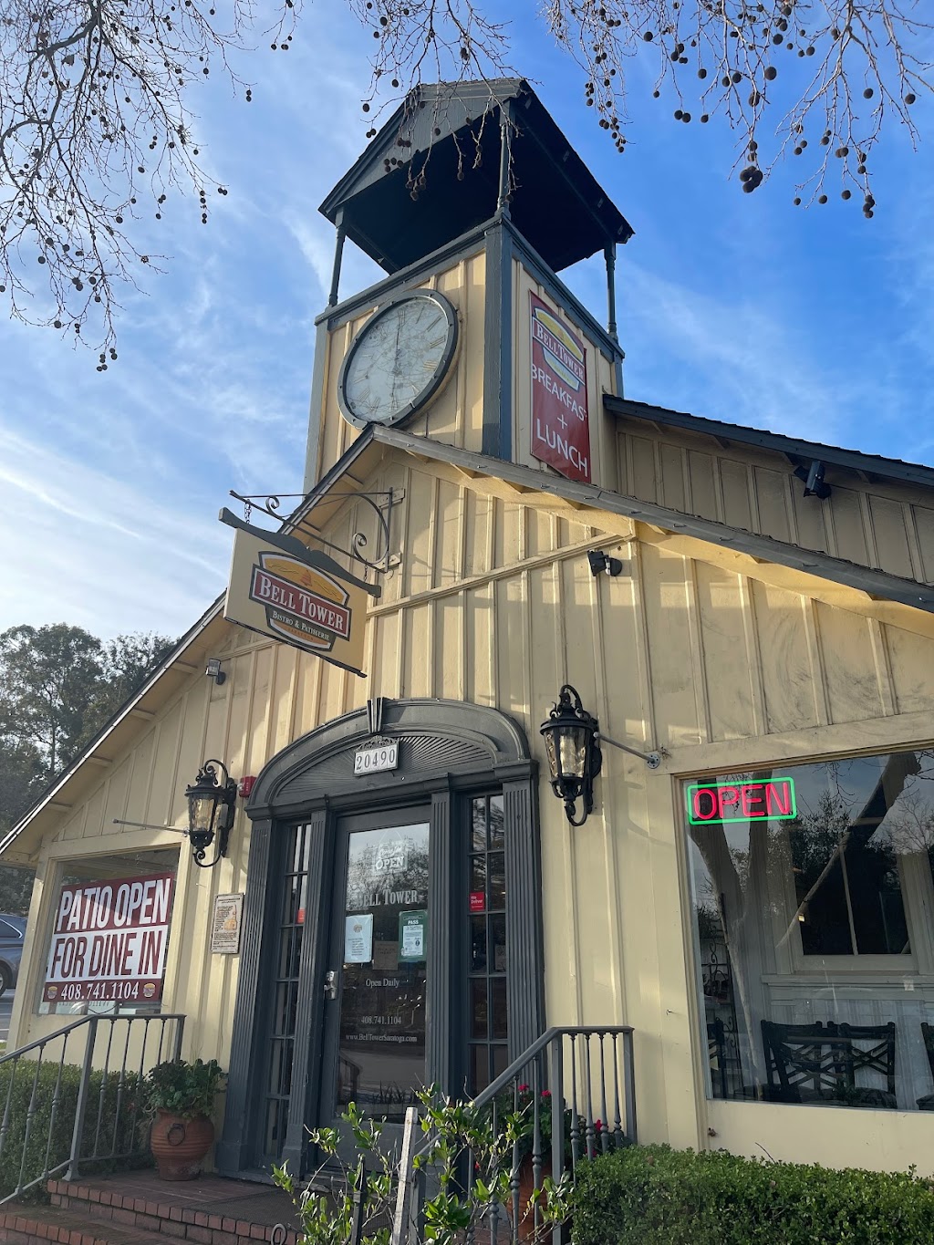 Bell Tower Café | 20490 Saratoga-Los Gatos Rd, Saratoga, CA 95070, USA | Phone: (408) 741-1104