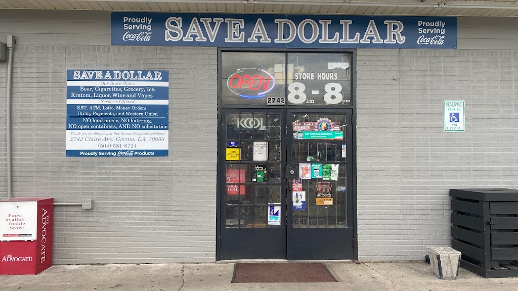 Save A Dollar Food Store | 2742 Claire Ave, Gretna, LA 70053, USA | Phone: (504) 581-8724