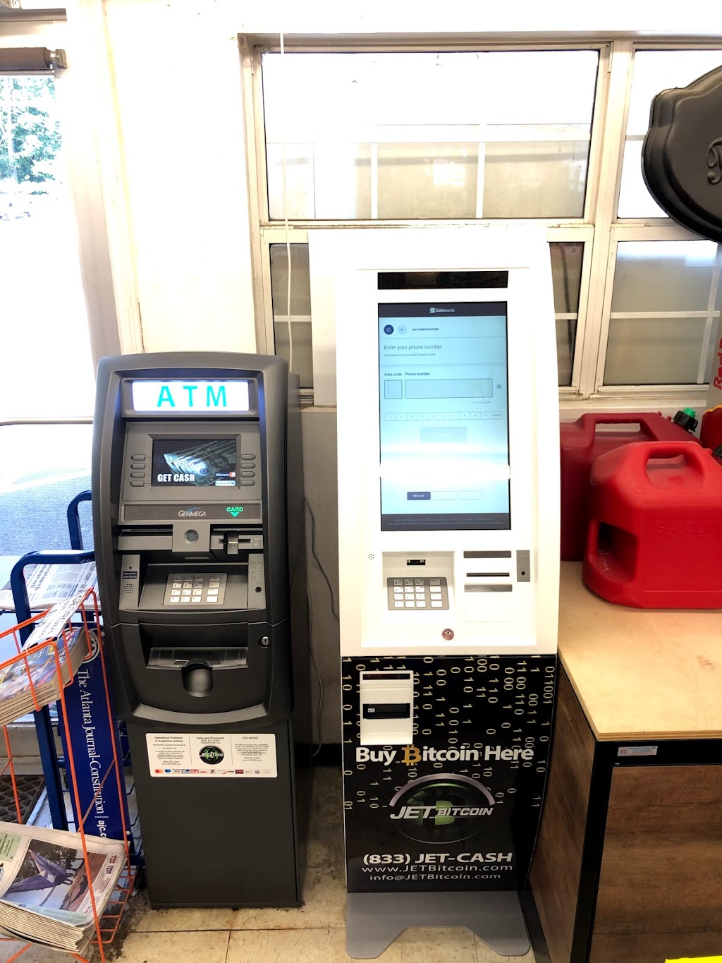 JET Bitcoin ATM | 2380 Pilgrim Mill Rd, Cumming, GA 30041, USA | Phone: (833) 538-2274