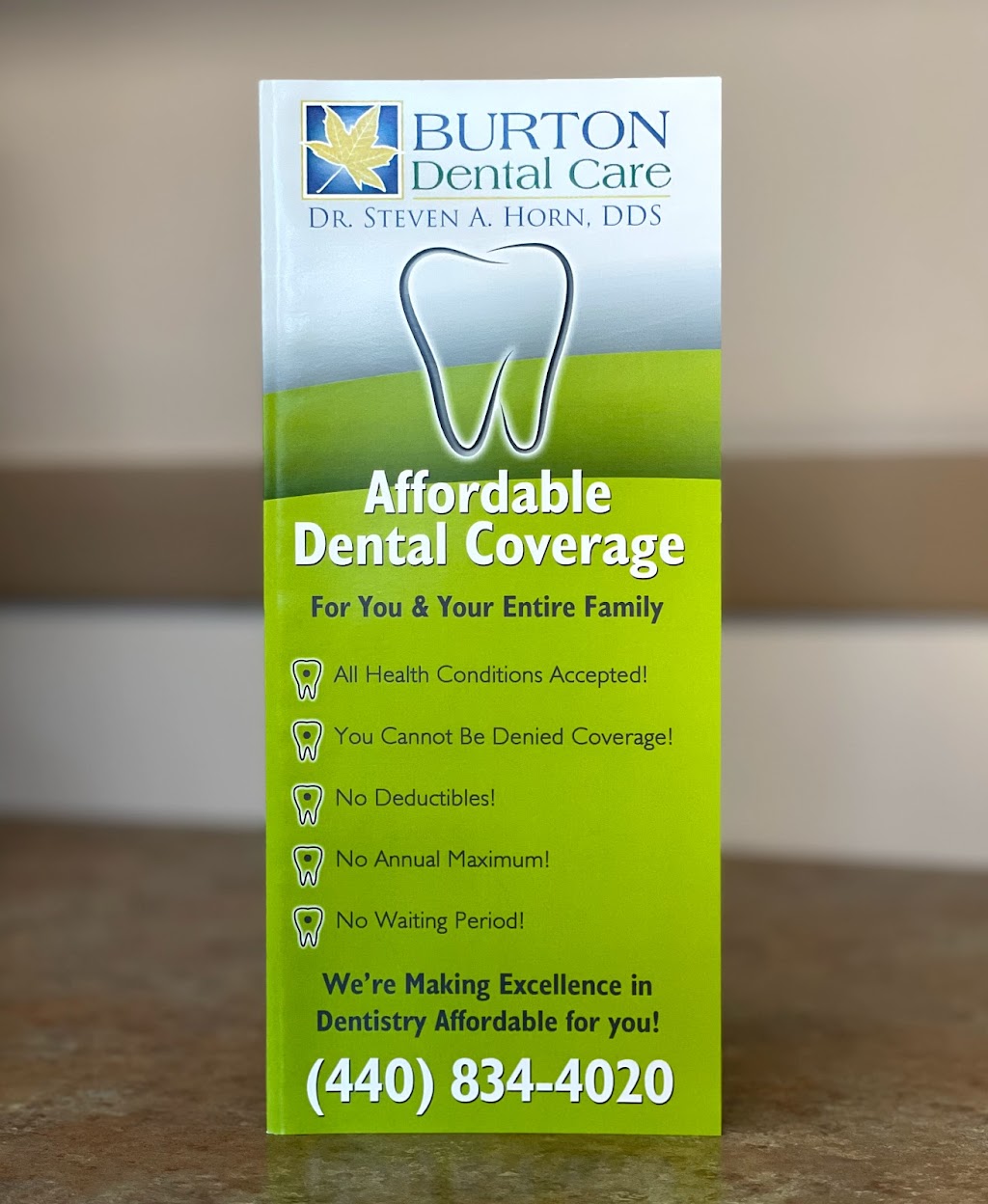 Burton Dental Care, Dr. Steven A. Horn | 14527 N Cheshire St, Burton, OH 44021, USA | Phone: (440) 834-4020