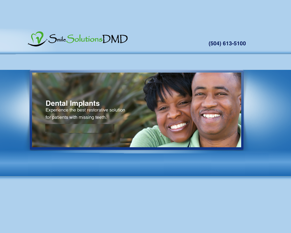 SmileSolutionsDMD | 2221 Transcontinental Dr ste c, Metairie, LA 70001, USA | Phone: (504) 613-5100