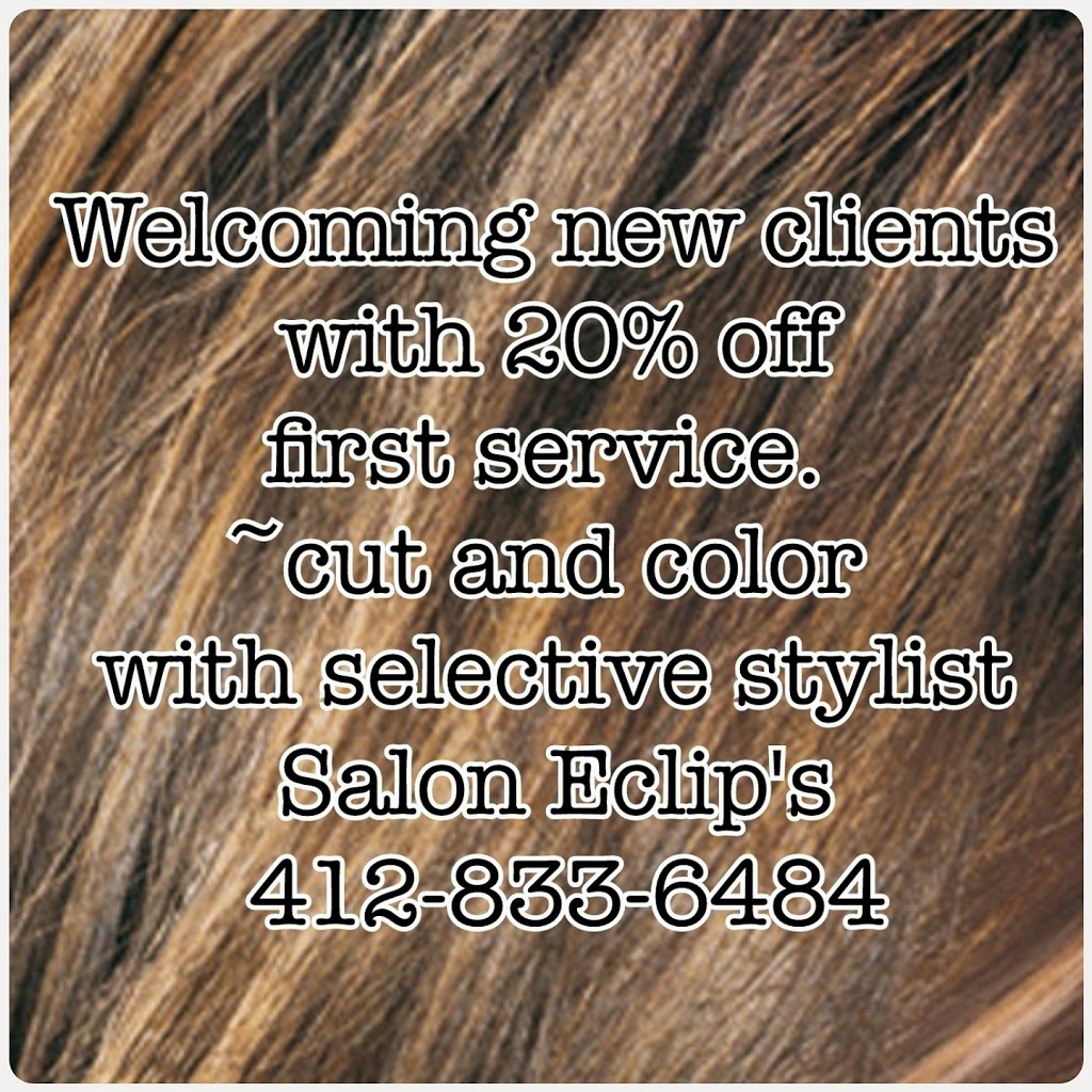 Salon Eclips | 6040 Library Rd, Bethel Park, PA 15102, USA | Phone: (412) 833-6484