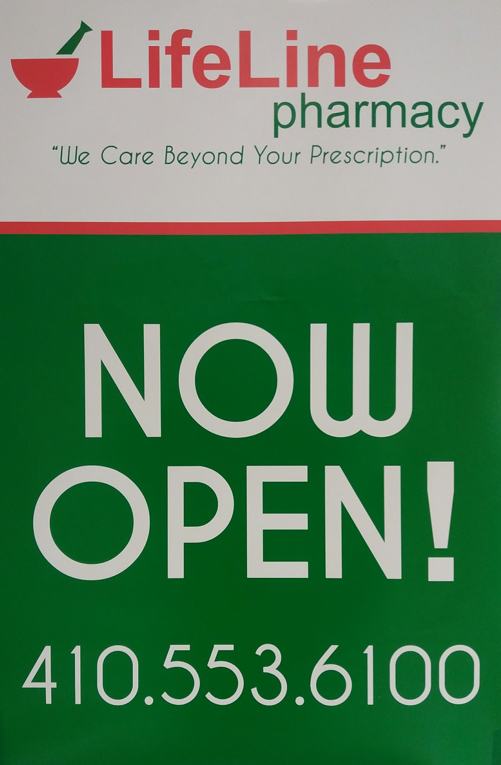 Lifeline Pharmacy | 85 Kindred Way #102, Glen Burnie, MD 21061, USA | Phone: (410) 553-6100