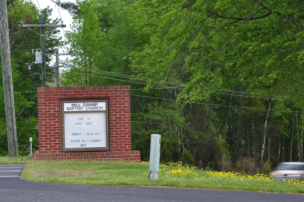 Mill Swamp Baptist Church 6329 Mill Swamp Rd, Ivor, VA 23866