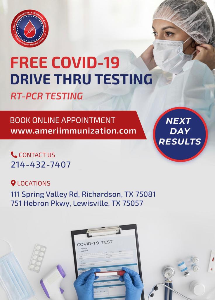Ameri Immunization & Wellness Center | 751 Hebron Pkwy Suite 305-F, Lewisville, TX 75057, USA | Phone: (214) 432-7407