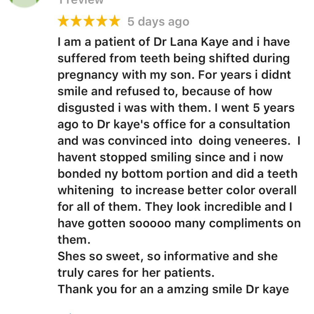 DR. LANA KAYE D.D.S. MODERN DENTISTRY P.C. | 527 Franklin Ave, Franklin Square, NY 11010, USA | Phone: (516) 358-5570