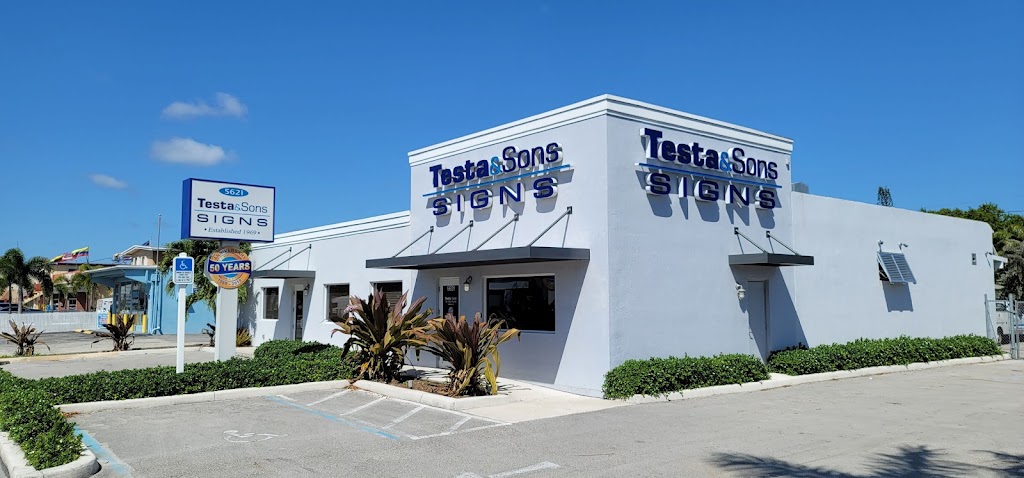 TESTA & SONS SIGNS | 5621 Johnson St, Hollywood, FL 33021, USA | Phone: (954) 962-5840