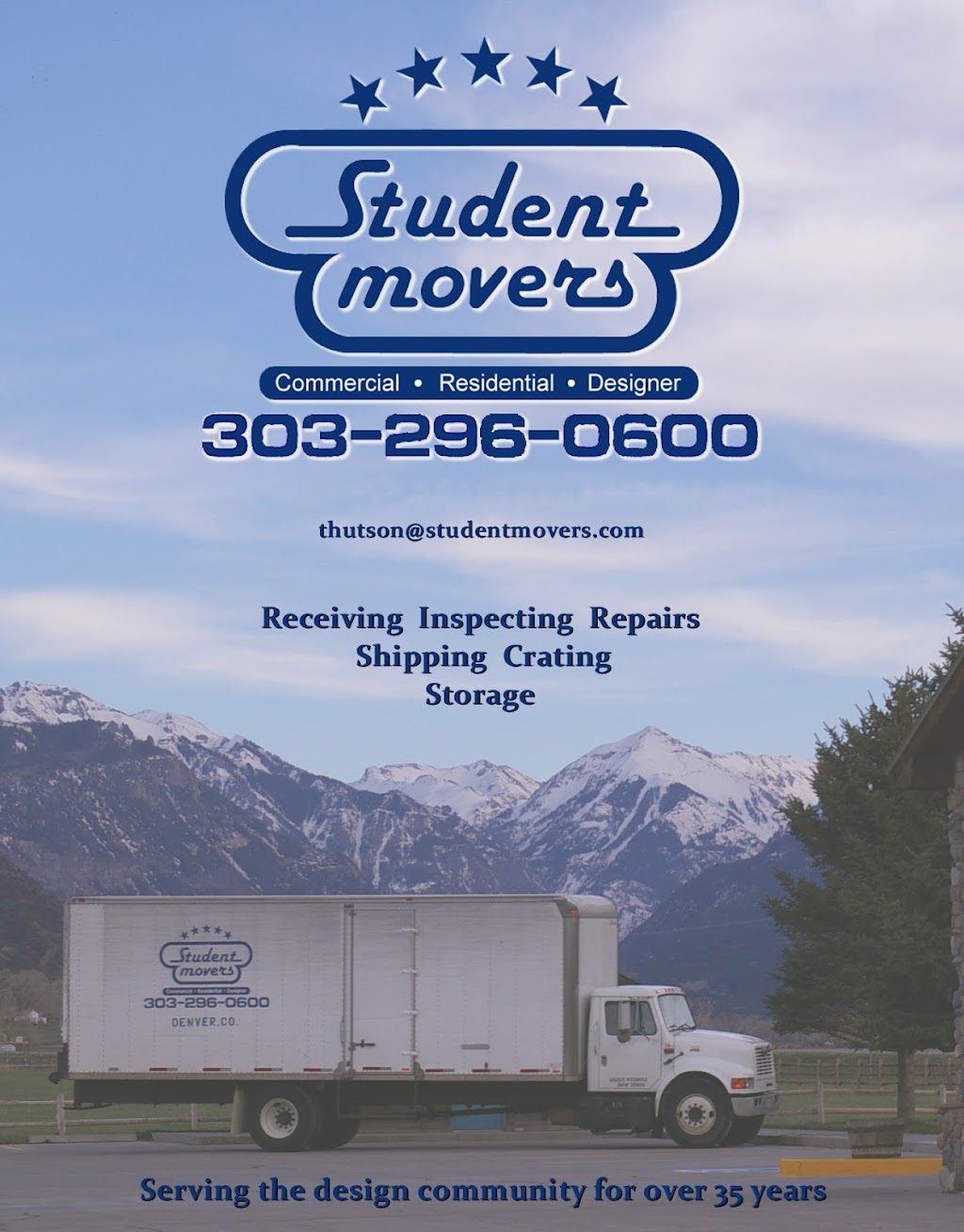 Student Movers | 16456 E Airport Cir Suite 300, Aurora, CO 80011, USA | Phone: (303) 296-0600