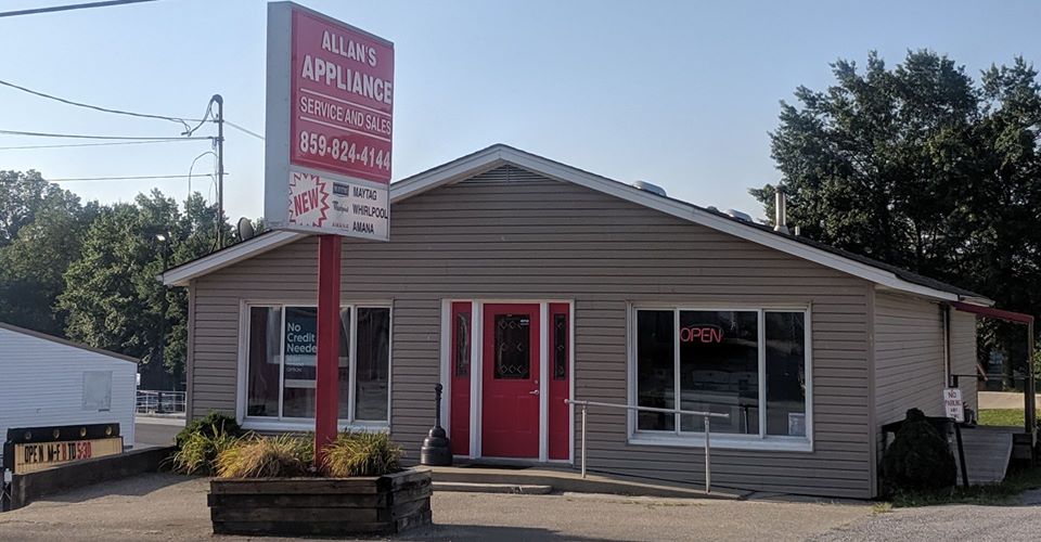 Allans Appliance | 13 Broadway St, Dry Ridge, KY 41035, USA | Phone: (859) 824-4144