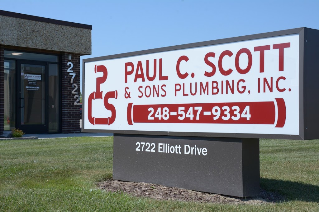 Paul C. Scott & Sons Plumbing, Inc. | 2722 Elliott Ave, Troy, MI 48083, USA | Phone: (248) 547-9334