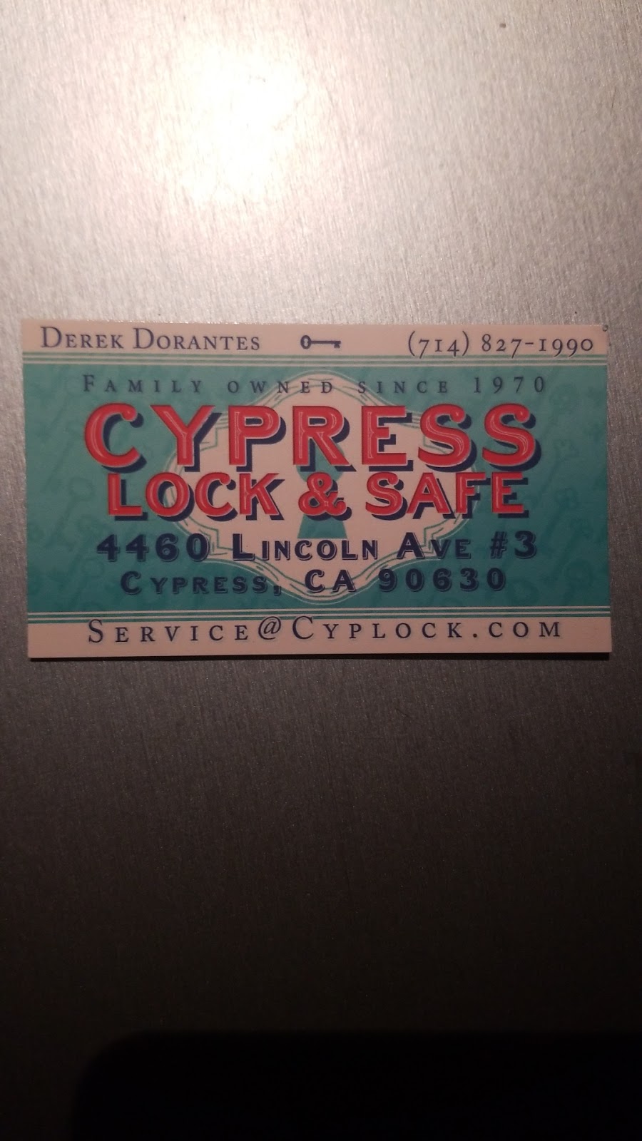 Cypress Lock and Safe | 4460 Lincoln Ave #3, Cypress, CA 90630, USA | Phone: (714) 827-1990