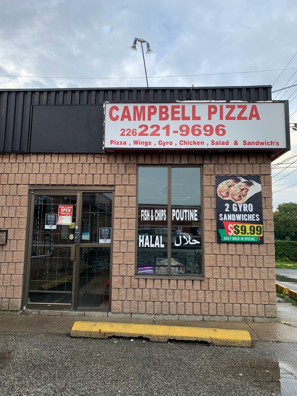 Campbell Pizza | 1735 College Ave, Windsor, ON N9B 1M4, Canada | Phone: (226) 221-9696