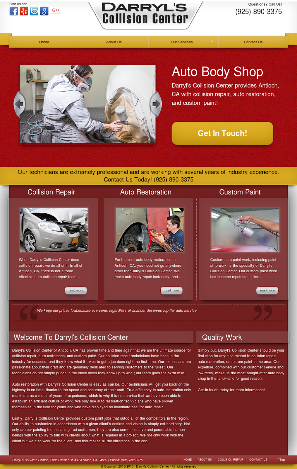 Darryls Collision Center | 2505 Devpar Ct # C, Antioch, CA 94509, USA | Phone: (925) 890-3375