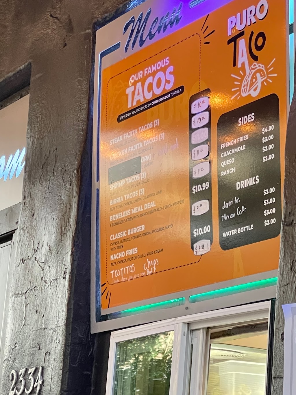 Puro Taco | 2334 N St Marys St, San Antonio, TX 78212, USA | Phone: (210) 320-0277