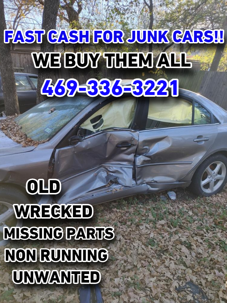 We Buy Junk Cars Of Seagoville | 2510 N Hwy 175 #409, Seagoville, TX 75159 | Phone: (469) 336-3221