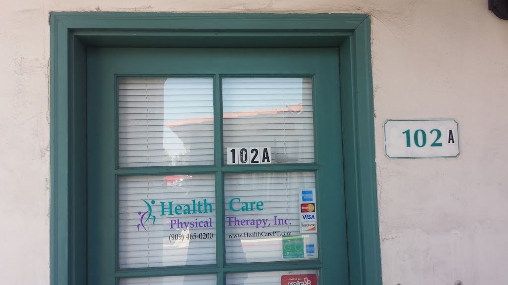 HealthCare Physical Therapy, Inc. | 12598 Central Ave #102a, Chino, CA 91710, USA | Phone: (909) 465-0200