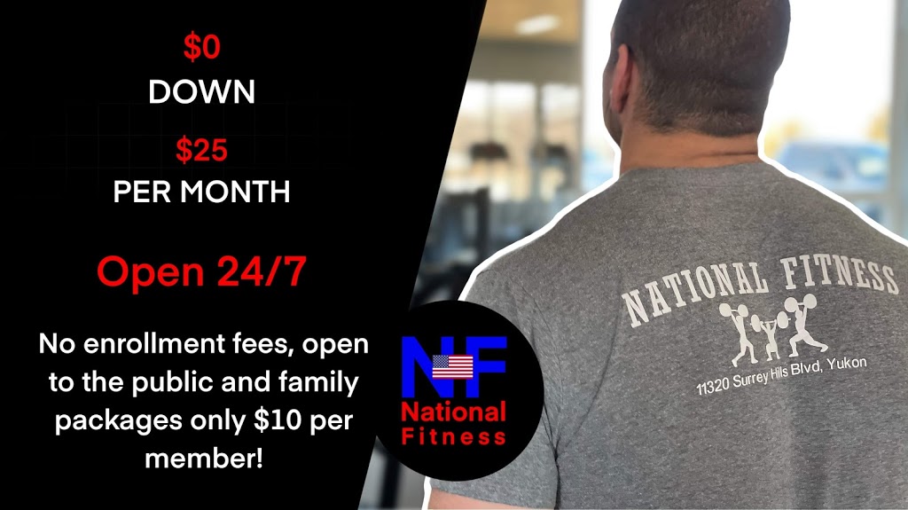 National Fitness | 11320 Surrey Hills Blvd, Yukon, OK 73099 | Phone: (405) 283-0833