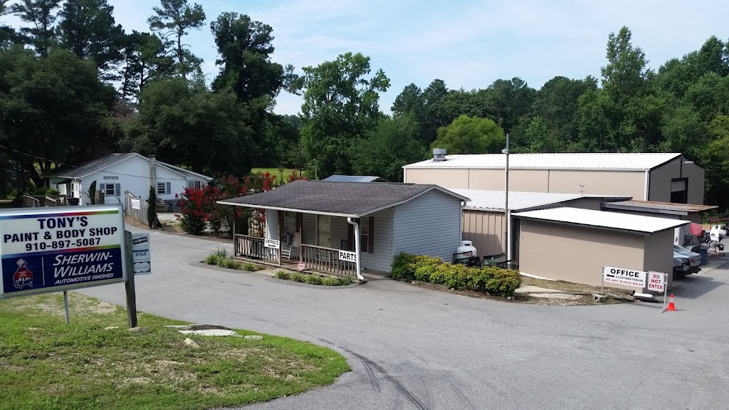 Tony's Paint & Body Shop - 1487 NC-55, Coats, NC 27521 - Hours