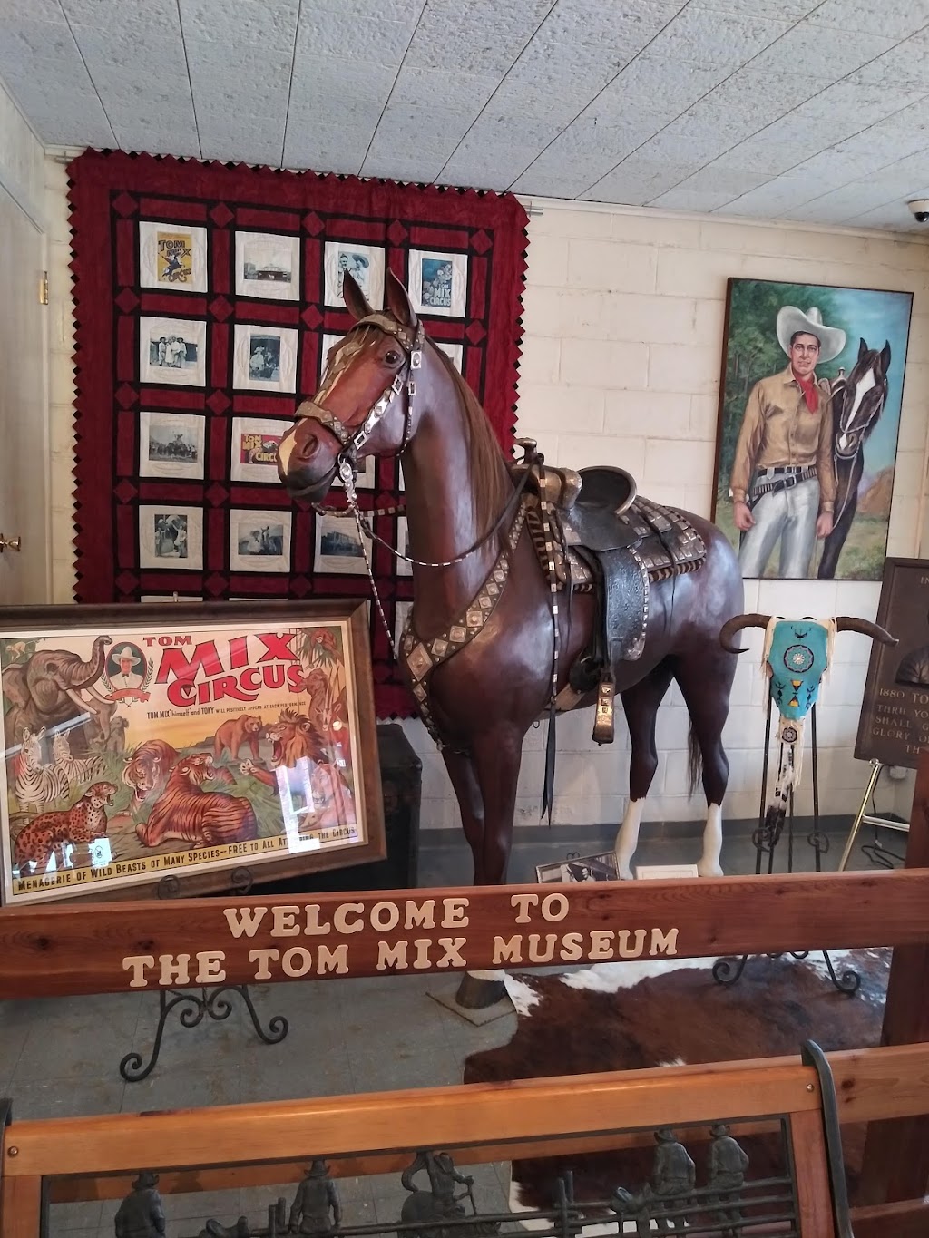 Tom Mix Museum | 721 N Delaware St, Dewey, OK 74029, USA | Phone: (918) 534-1555