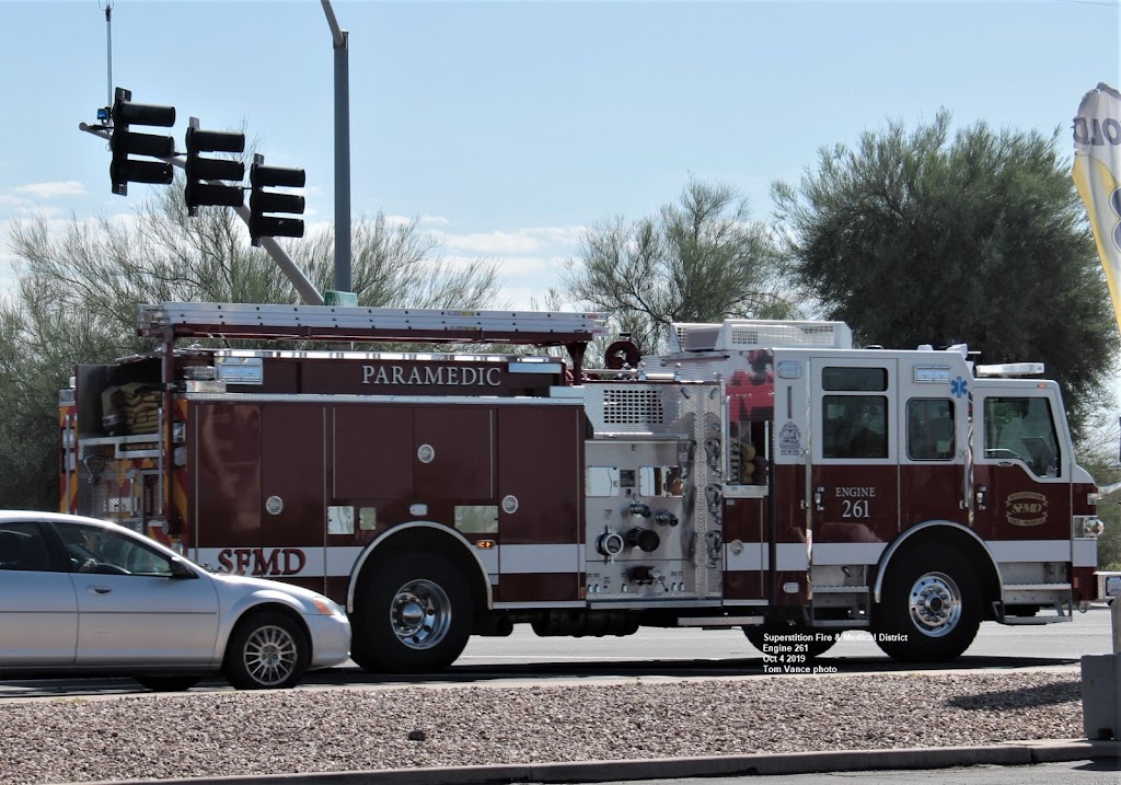 Superstition Fire & Medical District Station 261 | 1135 W Superstition Blvd, Apache Junction, AZ 85120, USA | Phone: (480) 982-4440