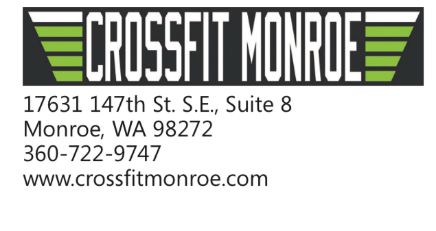 CrossFit Monroe | 17631 147th St SE #8, Monroe, WA 98272, USA | Phone: (360) 970-8187