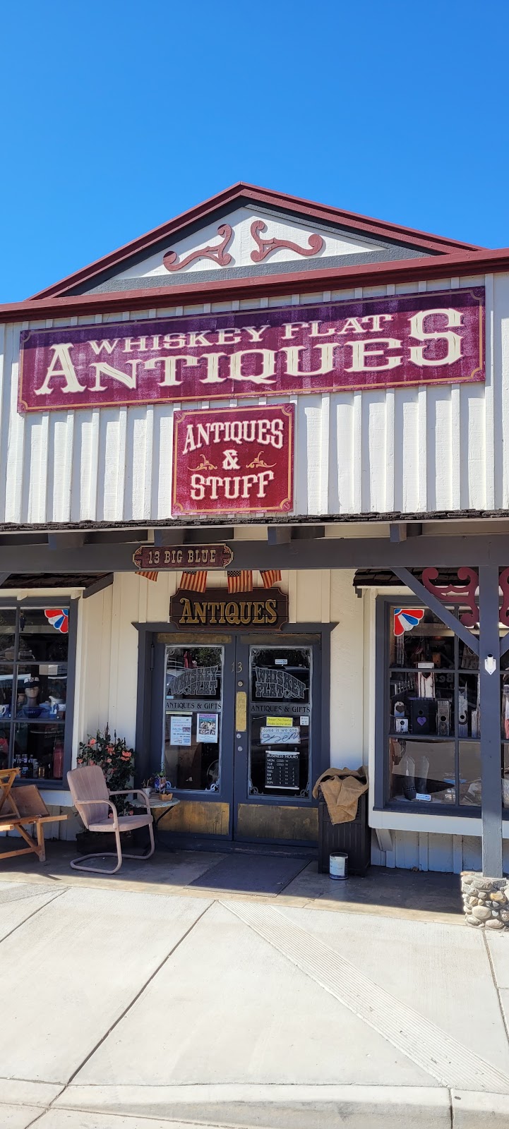 Whiskey Flat Antiques & Gifts | 13 Big Blue Rd, Kernville, CA 93238, USA | Phone: (760) 376-2239