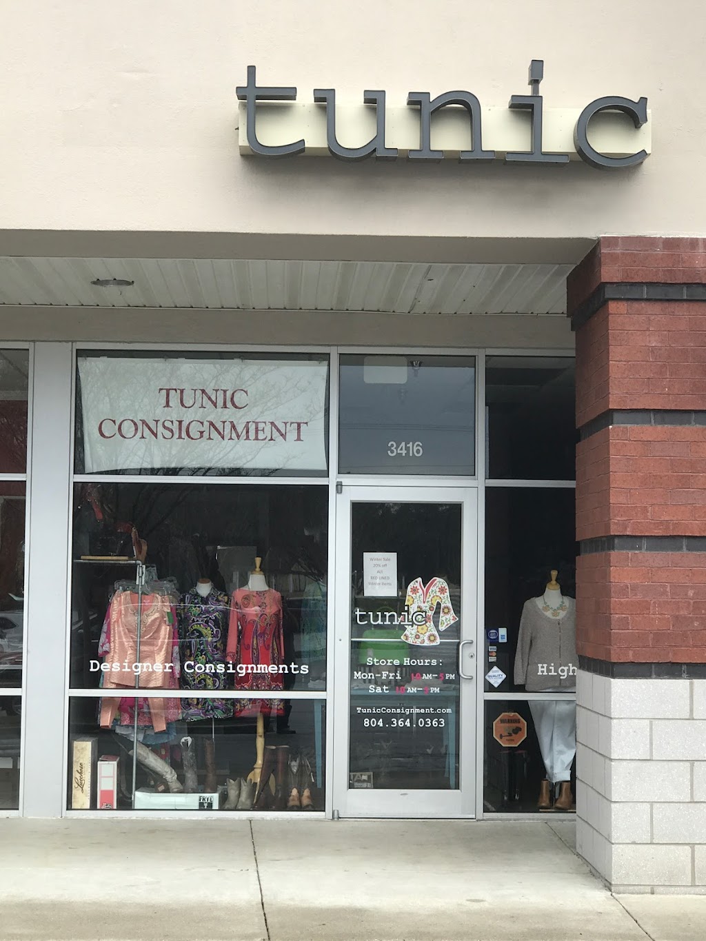 Tunic Consignment | 3416 Pump Rd, Henrico, VA 23233, USA | Phone: (804) 364-0363