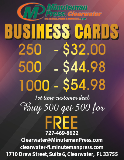 Minuteman Press Clearwater | 2475 E Bay Dr a, Largo, FL 33771, USA | Phone: (727) 469-8622