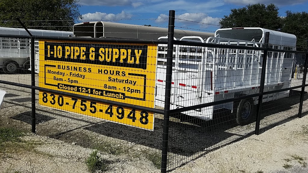 I-10 Pipe and Supply, LLC | 39700 Interstate 10 Frontage Rd, Boerne, TX 78006, USA | Phone: (830) 755-4948