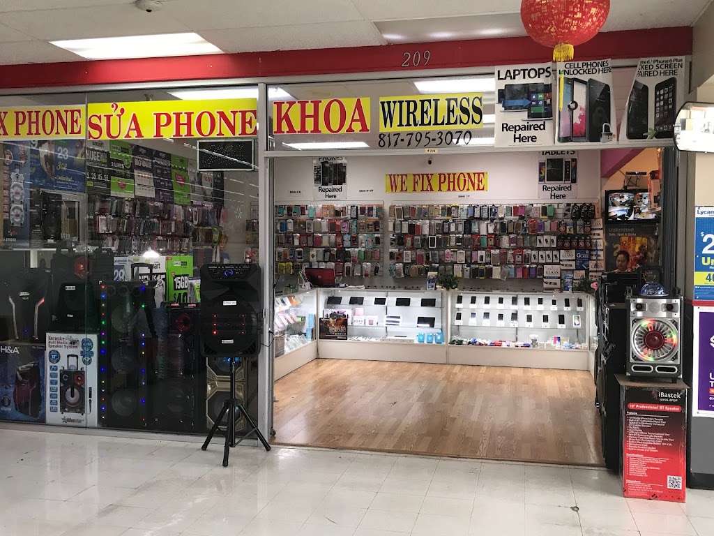 Khoa Wireless - Phone Repair | 2430 E Pioneer Pkwy #209, Arlington, TX 76010, USA | Phone: (817) 795-3070