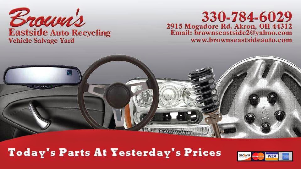 Browns Eastside Auto Recycling | 935 Southeast Ave, Tallmadge, OH 44278, USA | Phone: (330) 548-4496