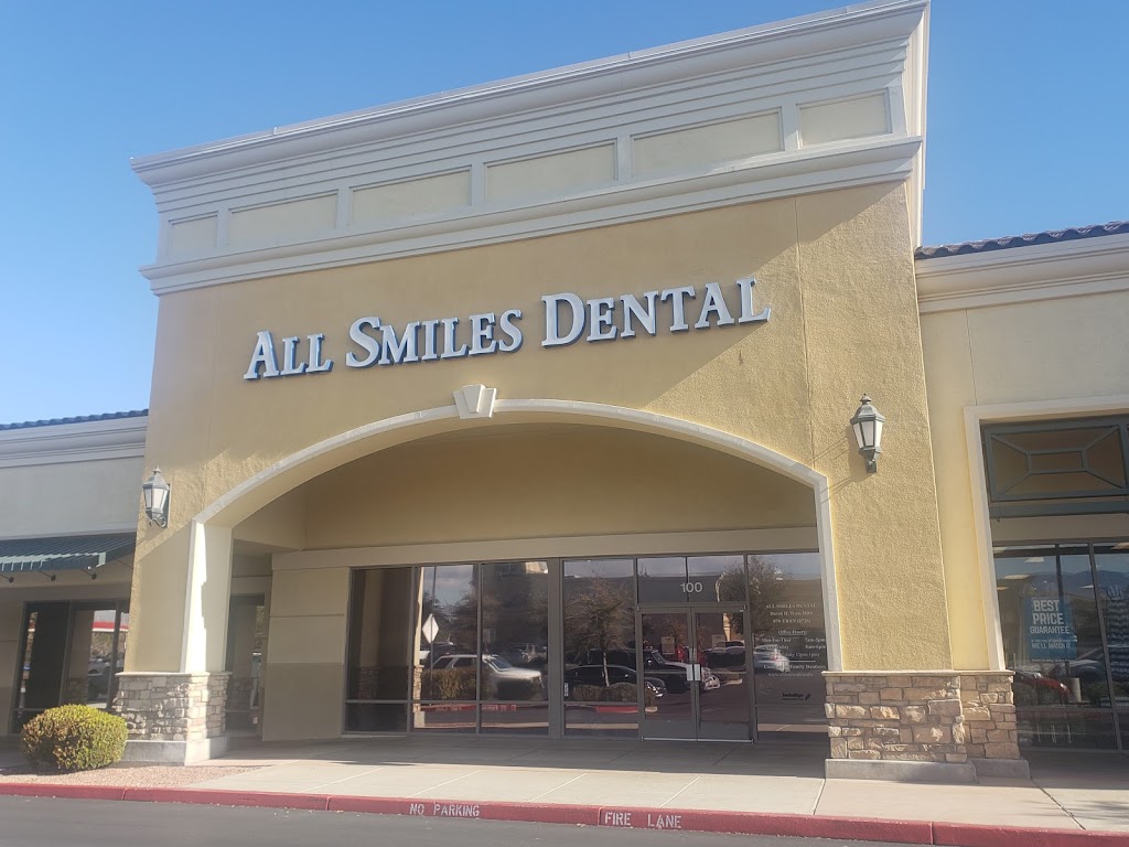 All Smiles Dental | 10540 Southern Highlands Pkwy Suite 100, Las Vegas, NV 89141, USA | Phone: (702) 870-8726