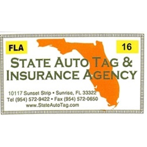 State Auto Tag & Insurance | 10117 Sunset Strip, Sunrise, FL 33322, USA | Phone: (954) 572-9422