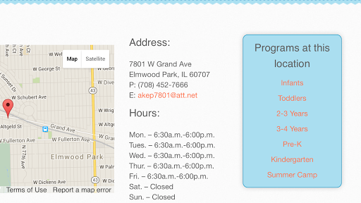 A-Karrasel Child Care | 7801 W Grand Ave, Elmwood Park, IL 60707, USA | Phone: (708) 452-7666