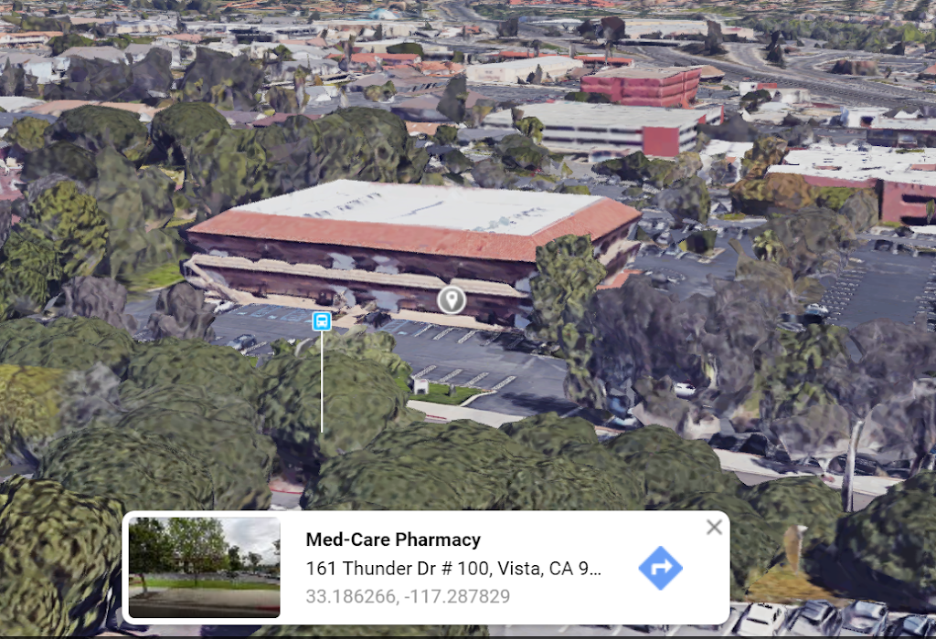 Med-Care Pharmacy | 161 Thunder Dr #100, Vista, CA 92083, USA | Phone: (760) 758-7650