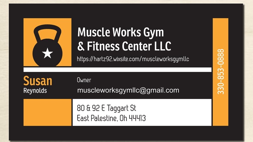 Muscle Works Gym & Fitness Center LLC | 80 E Taggart St, East Palestine, OH 44413, USA | Phone: (330) 853-0888