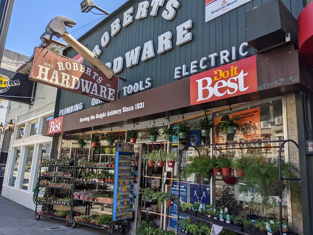 Roberts Hardware | 1629 Haight St, San Francisco, CA 94117, USA | Phone: (415) 431-3392