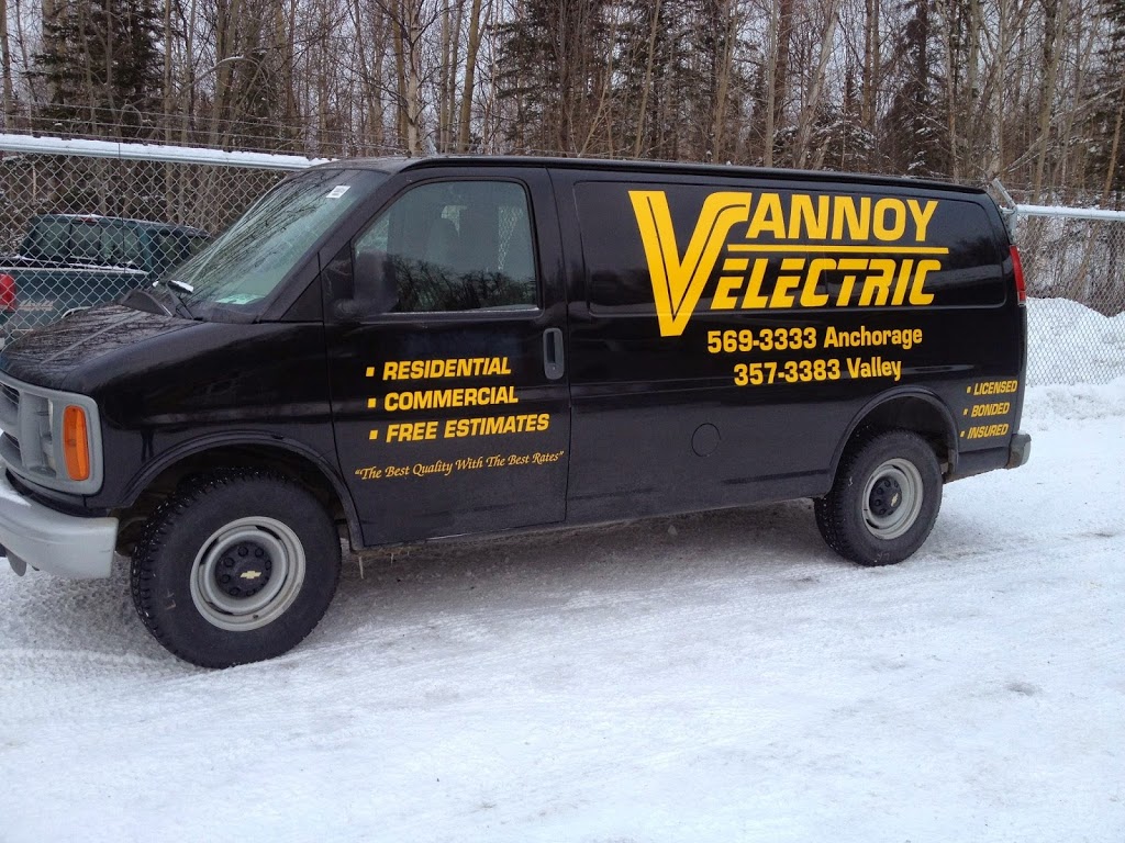 Vannoy Electric | 5007 Reliance Rd, Wasilla, AK 99623, USA | Phone: (907) 357-3383