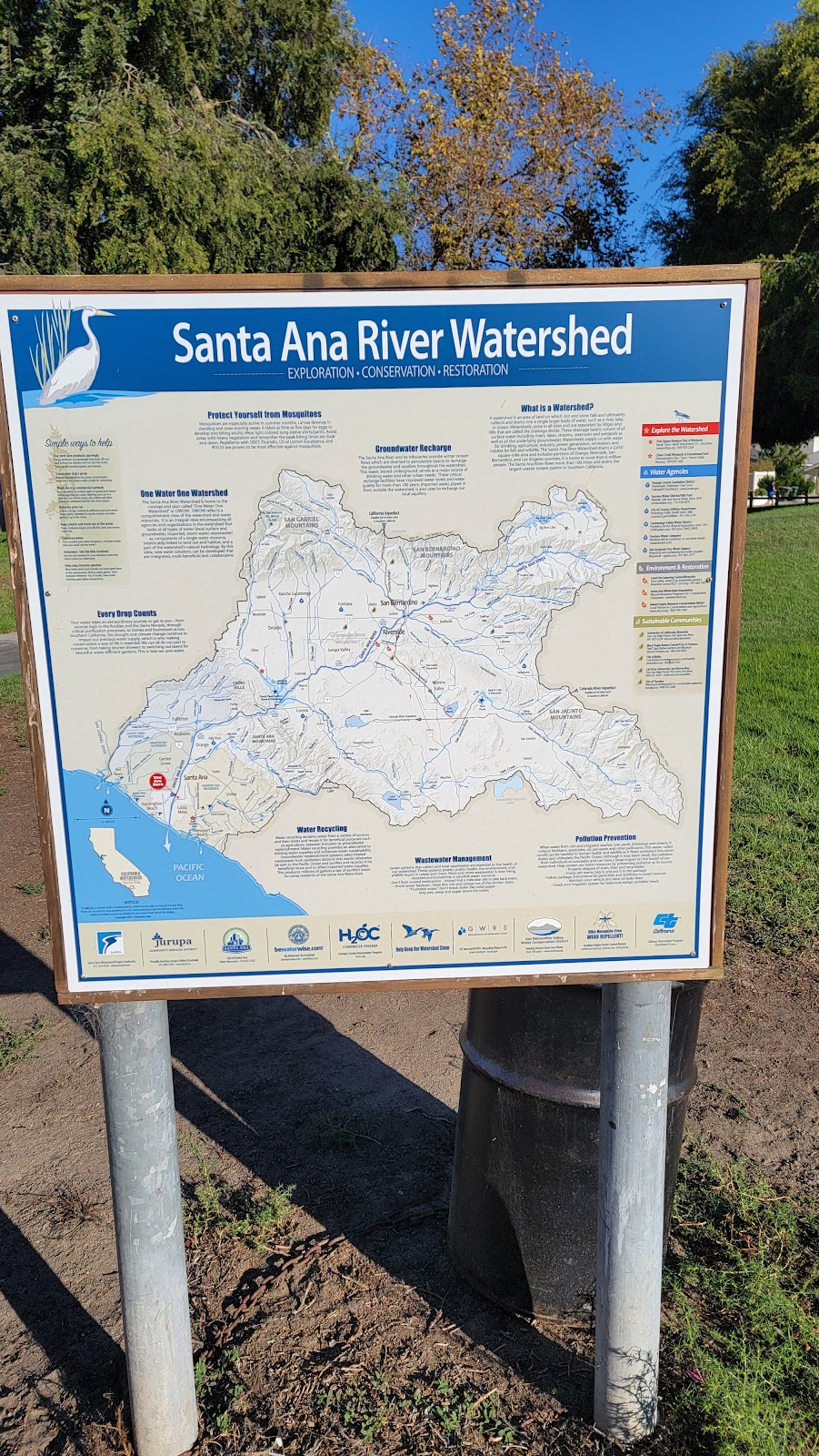 Santa Ana River Trail - Moon Park Entrance | 3377 California St, Costa Mesa, CA 92626, USA | Phone: (714) 973-6680