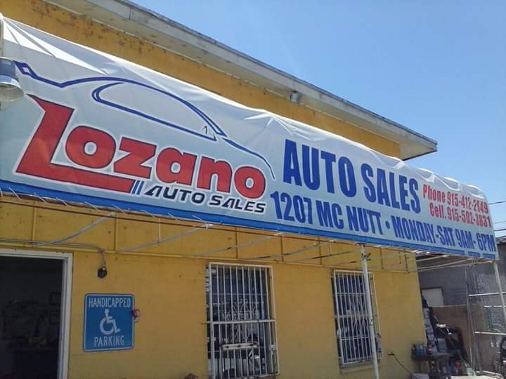 Lozano Auto Sales | 1207 McNutt Rd, Sunland Park, NM 88063, USA | Phone: (915) 228-5263