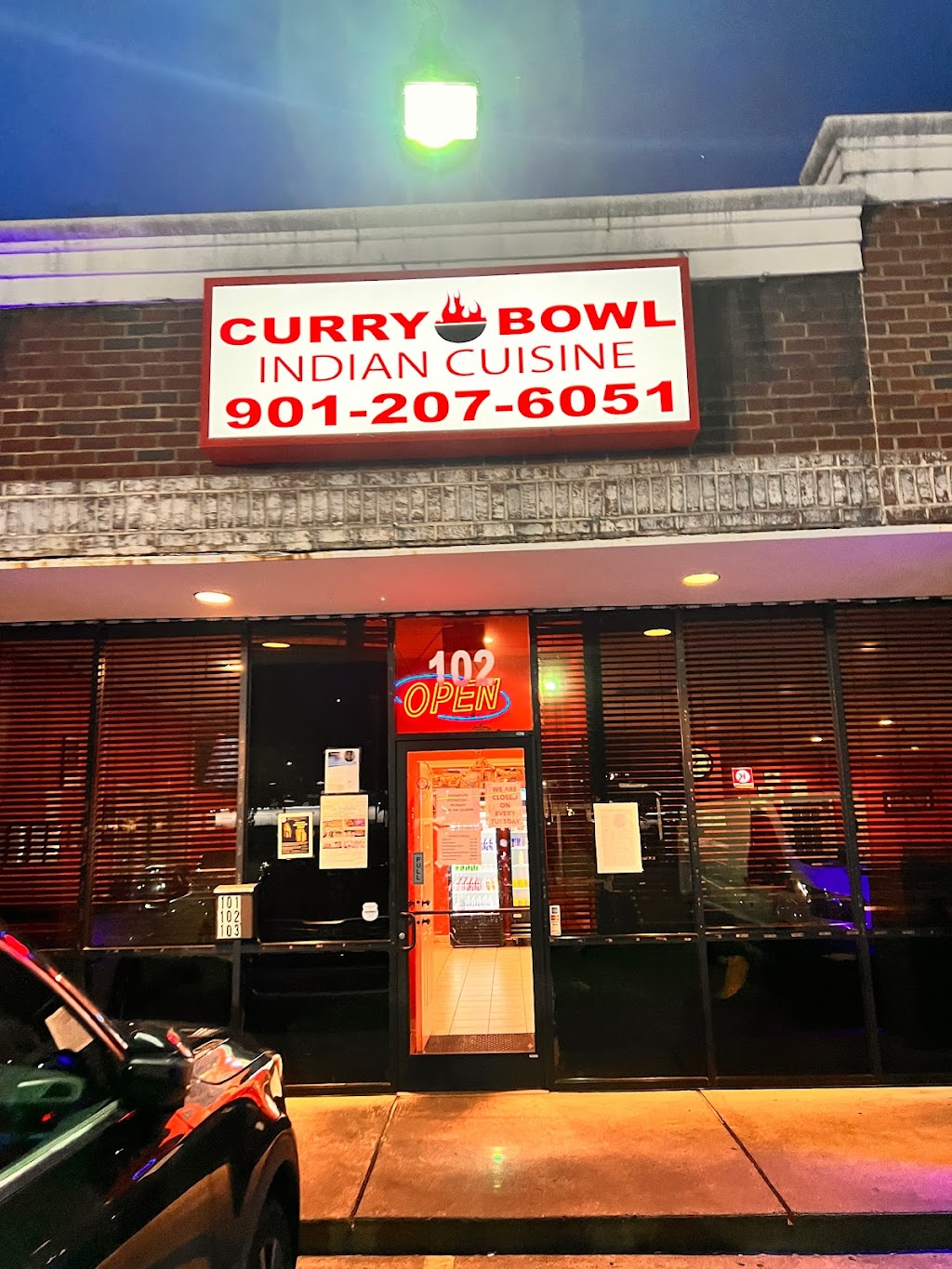 CURRY BOWL INDIAN CUISINE | 4141 Hacks Cross Rd STE 101, Memphis, TN 38125, USA | Phone: (901) 207-6051