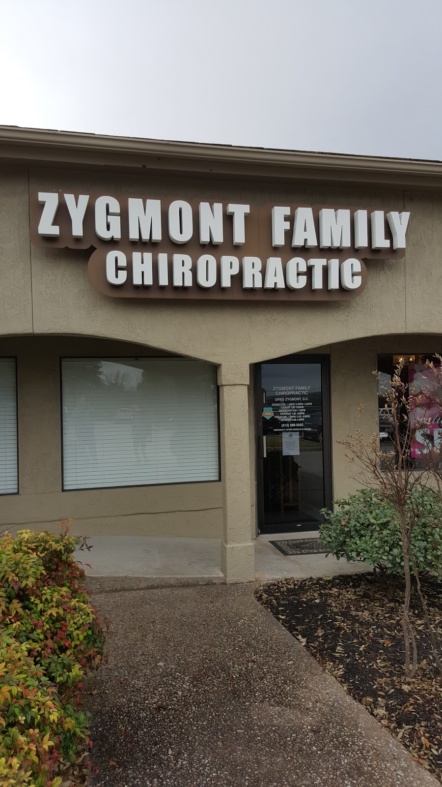 Zygmont Family Chiropractic | 8213 Brodie Ln Ste 105, Austin, TX 78745, USA | Phone: (512) 288-5502