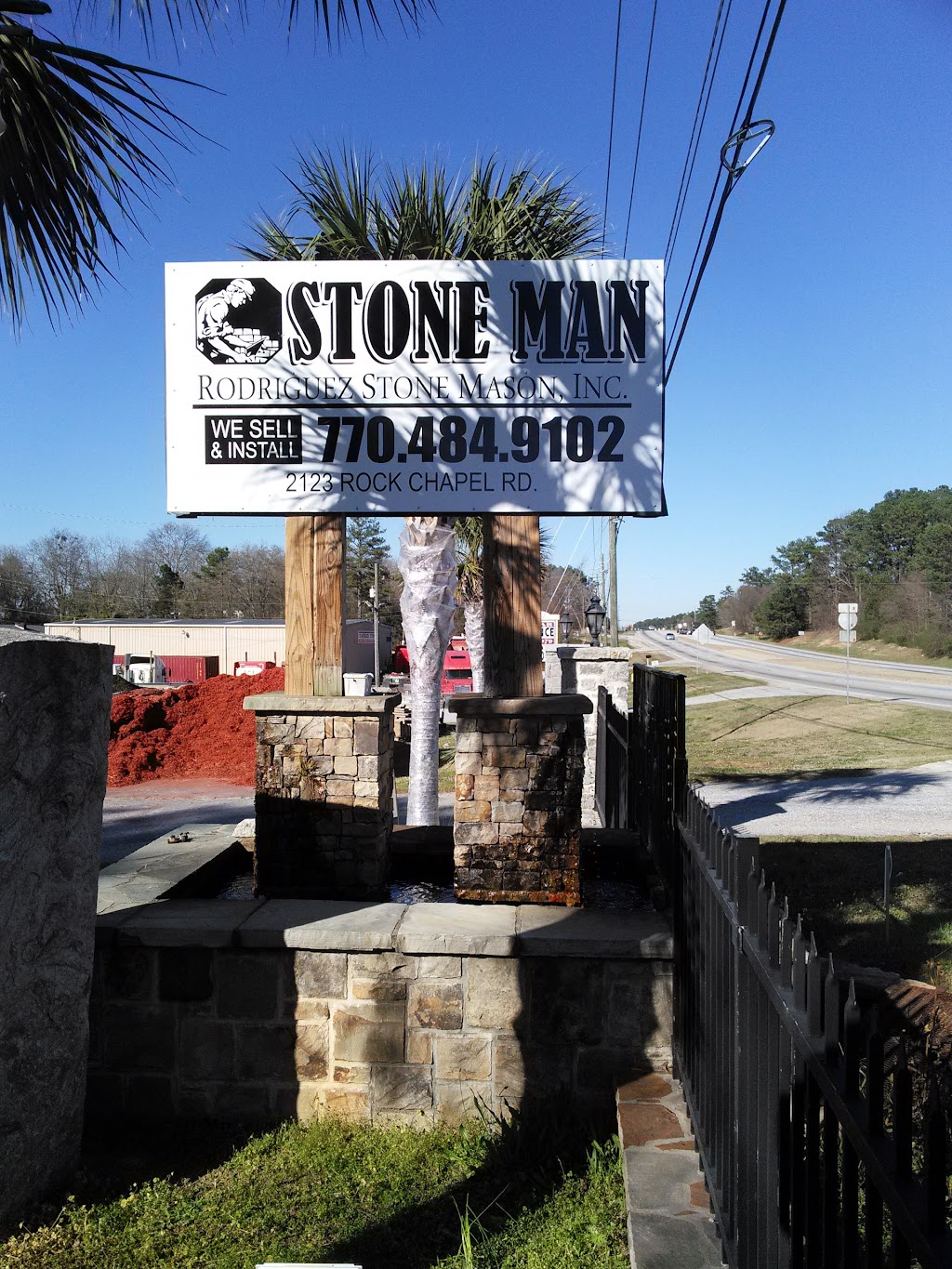 The Stone Man - Rodriguez Stone Mason | 2123 Rock Chapel Rd, Lithonia, GA 30058, USA | Phone: (770) 484-9102