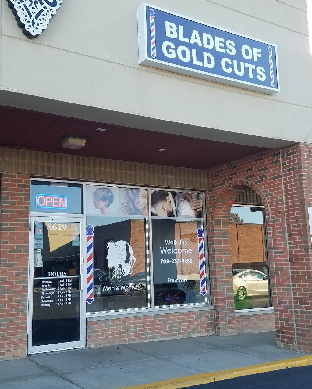 Blades of Gold Cuts | 8619 W 95th St, Hickory Hills, IL 60457, USA | Phone: (708) 233-9250