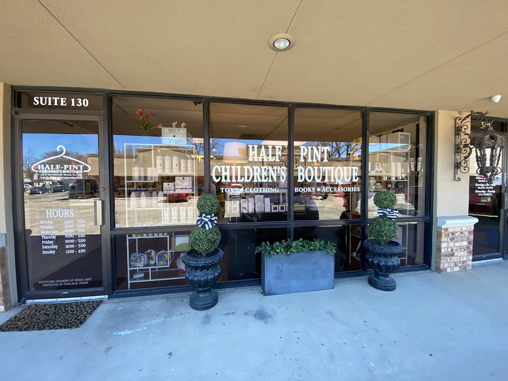 Half Pint Childrens Boutique | 318 E Oak St Suite 130, Denton, TX 76201, USA | Phone: (940) 808-1444