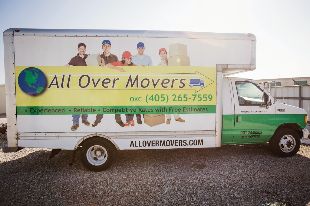 All Over Movers | 13601 N Santa Fe Ave, Oklahoma City, OK 73114, USA | Phone: (405) 265-7559