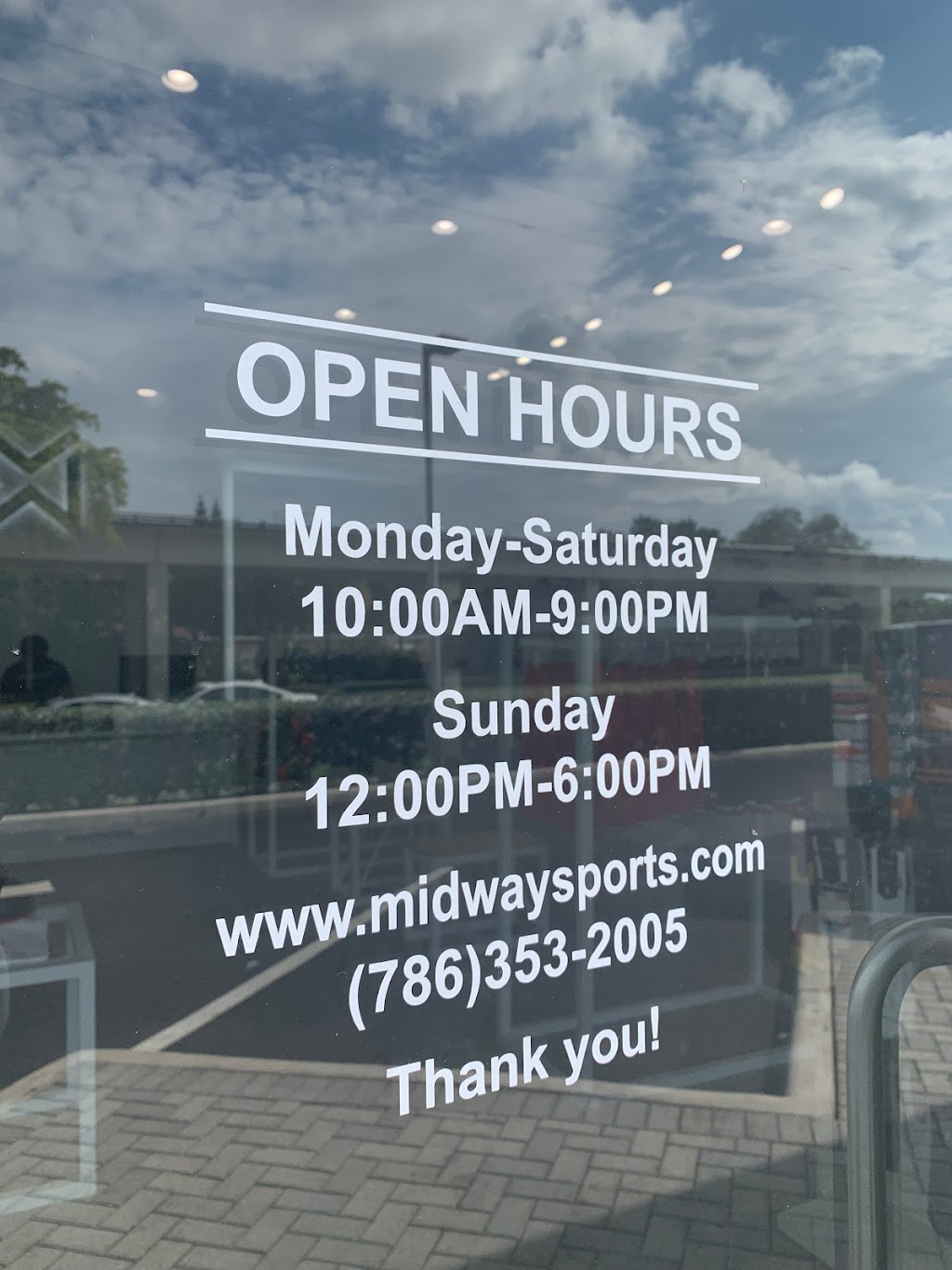 Midway Sports | 6400 S Dixie Hwy #4, Miami, FL 33143, USA | Phone: (786) 353-2005